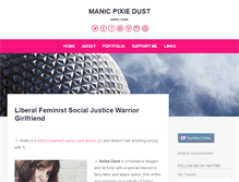 Tablet Screenshot of manicpixiedust.com